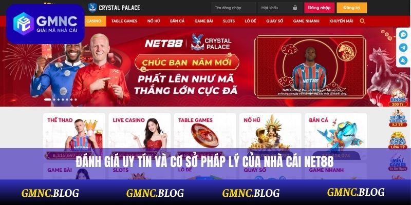 Đánh giá uy tín và cơ sở pháp lý của nhà cái Net88